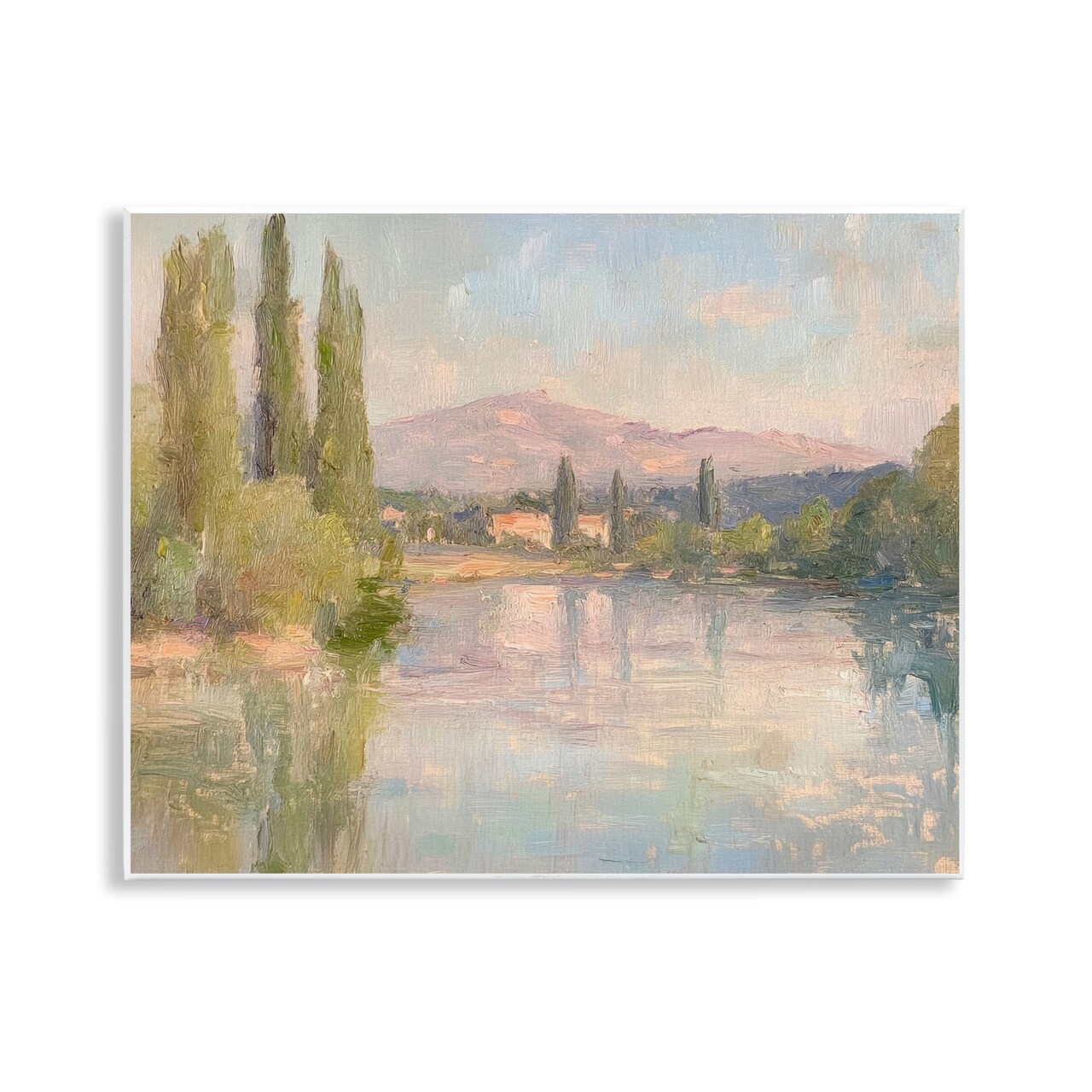 Stupell Industries Place By The Lake Wall Plaque Design by Petal Prints Design